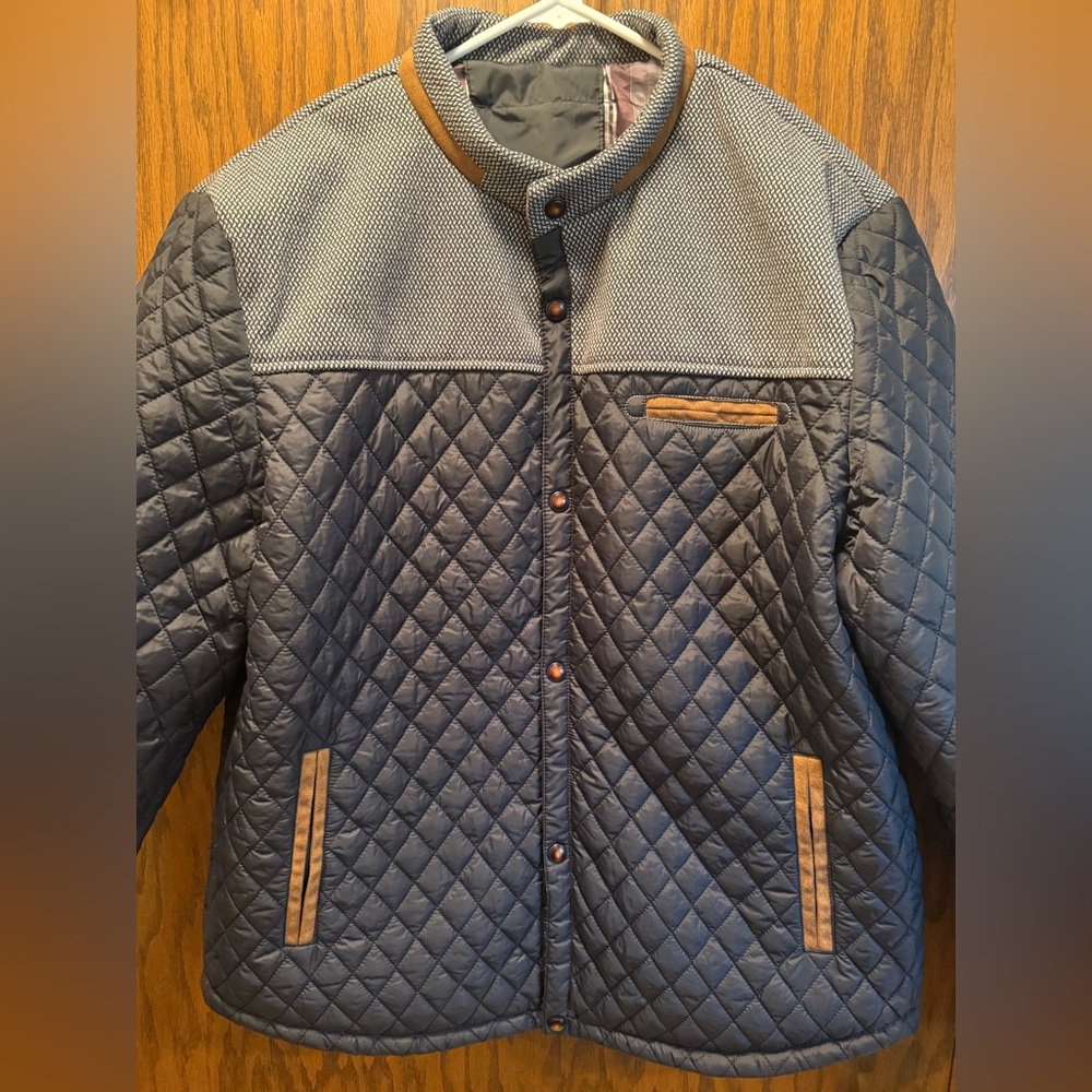 Men's Quilted Button Down Jacket. - image 2